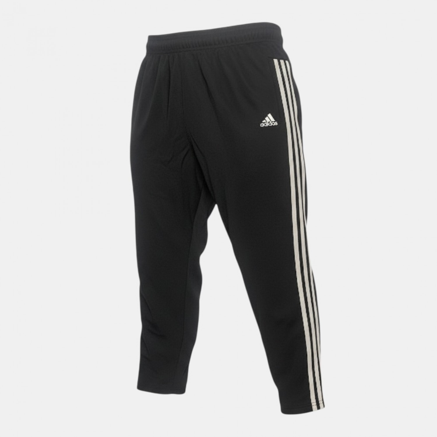 Adidas Training Pants Black 3-Stripes XL Pre Owned